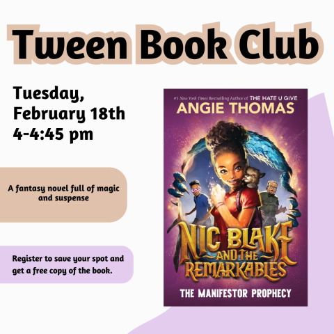 Image of the book Nic Blake and the Remarkables: The Manifestor Prophecy by Angie Thomas