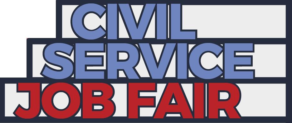 Image that reads Civil Service Job Fair